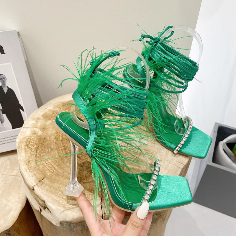 Cross-Tied Heel