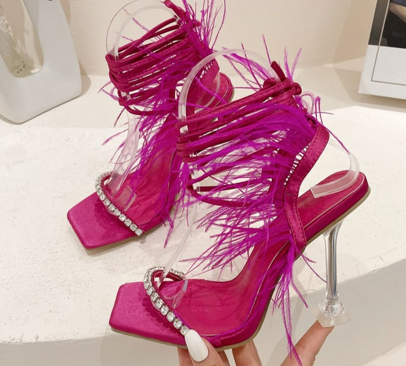 Cross-Tied Heel