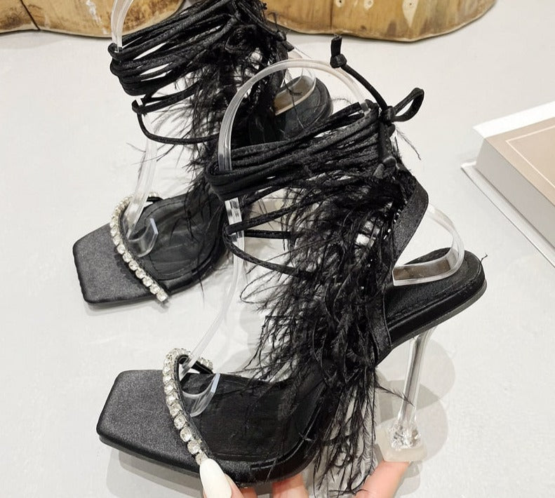 Cross-Tied Heel