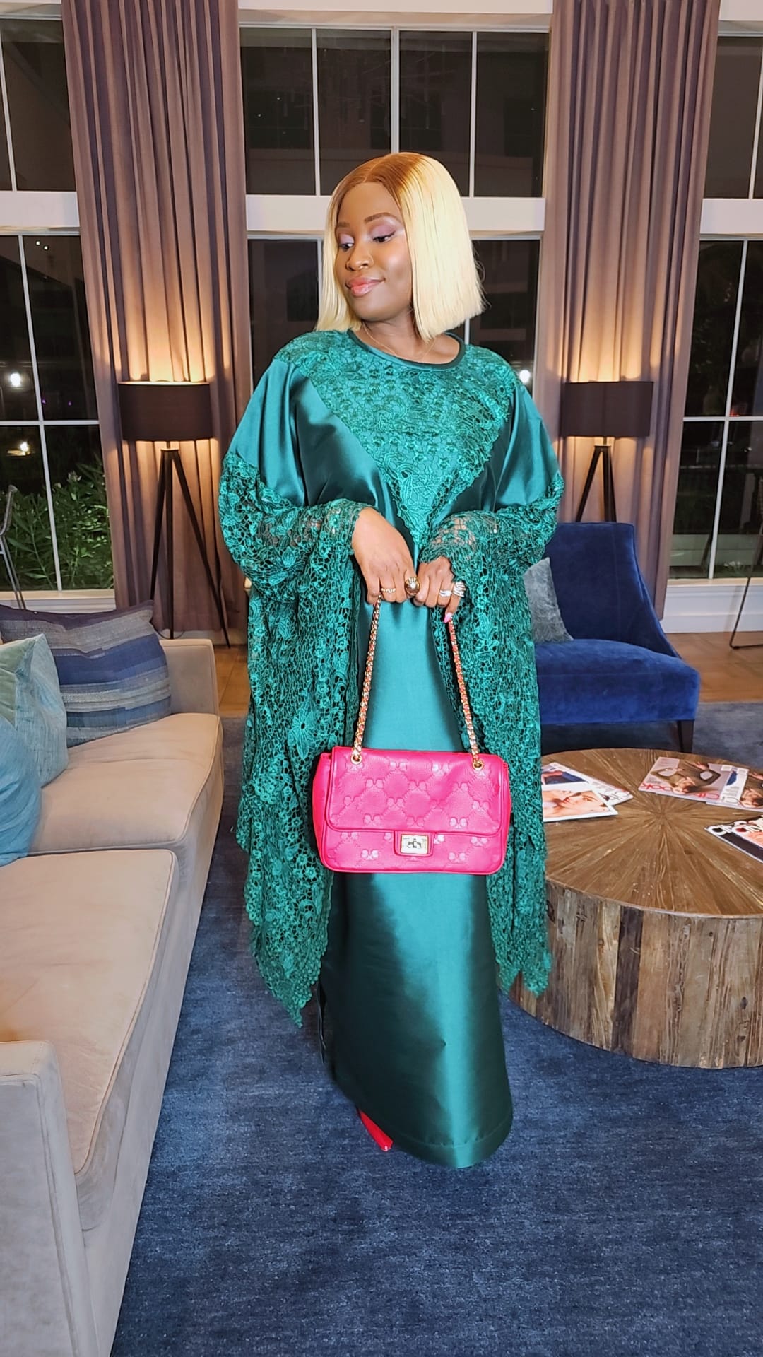 Unni Laser cut Kaftan Boubou