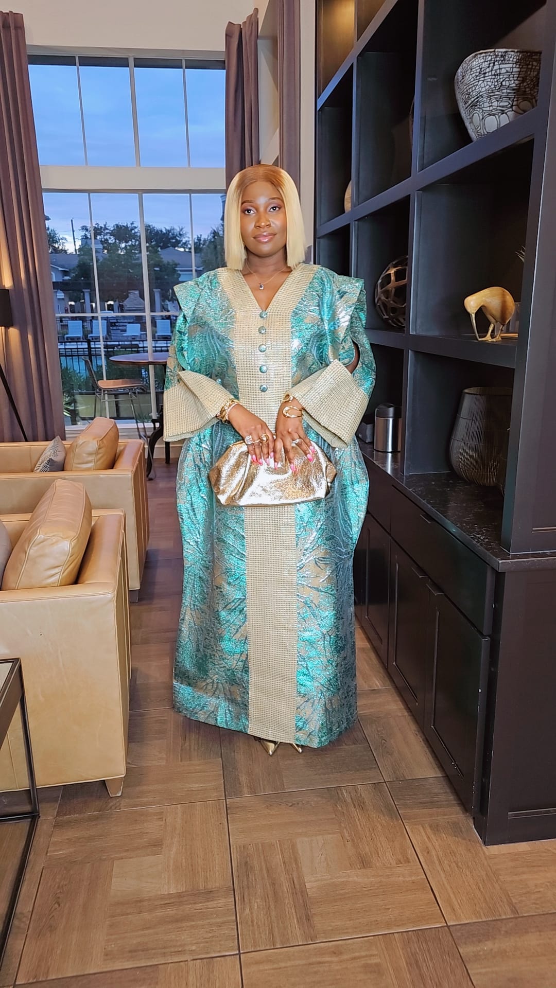 Athena Brocade + Ashoke Boubou Dress