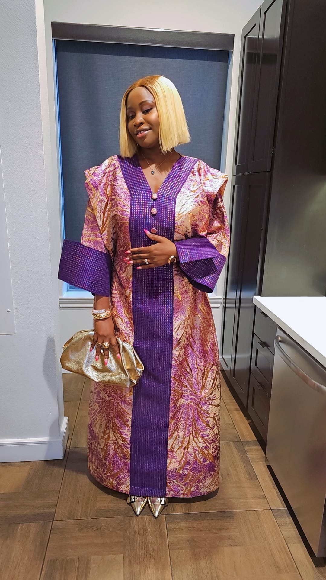 Athena Brocade + Ashoke Boubou Dress