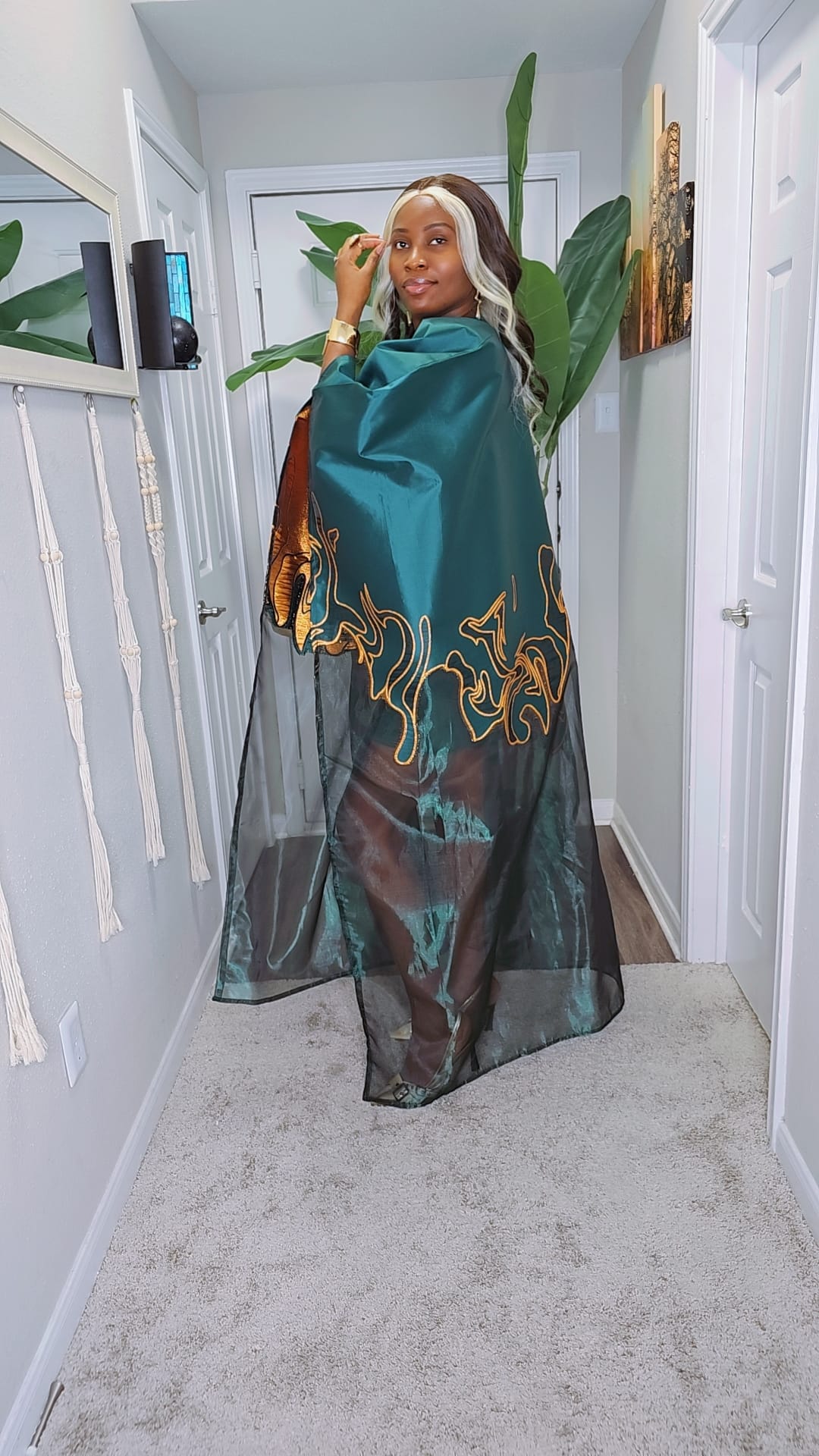 Rich Pelumi Bubu Kaftan (Green)