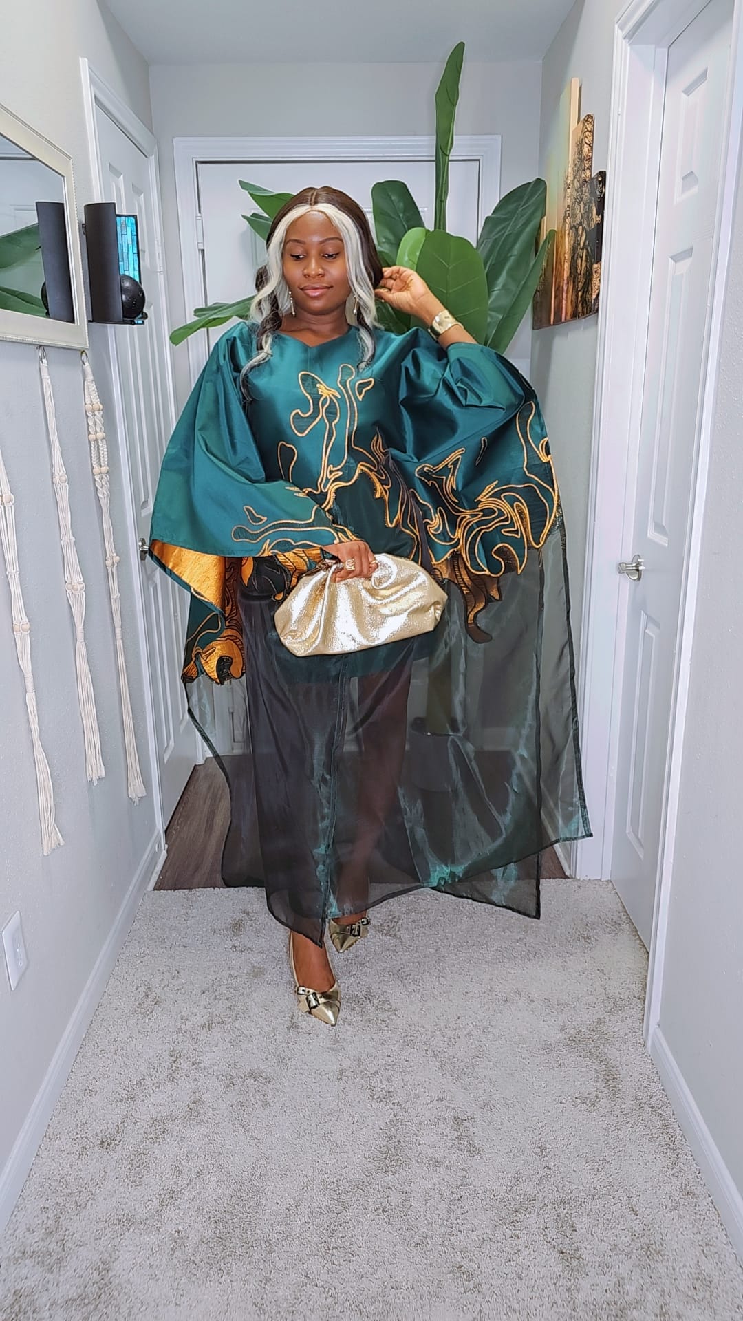 Rich Pelumi Bubu Kaftan (Green)